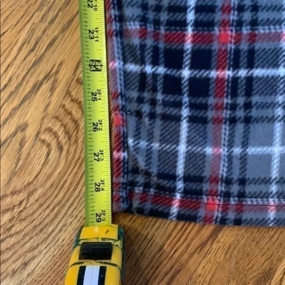 Men’s plaid fleece sleep pants